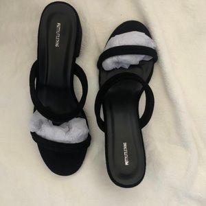 Pretty Little Things heels, Brand New, never used before. Heels ~2.5inch